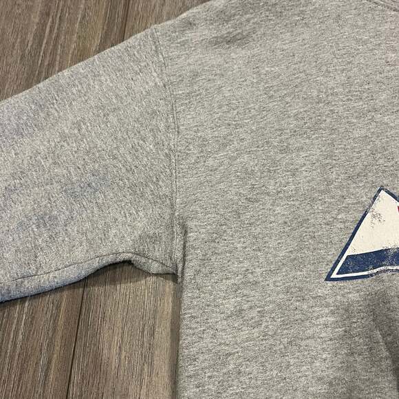 Adult Mens medium Colorado Flag Rocky Mountains distressed Hoodie pullover - Picture 7 of 9